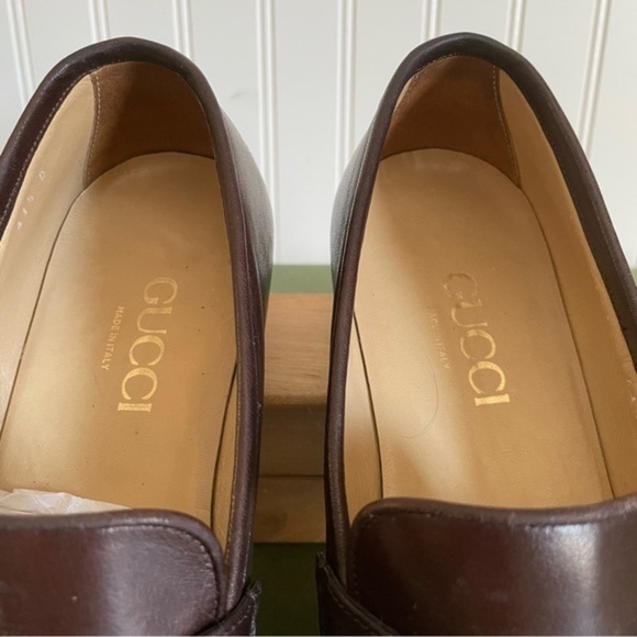Gucci Unisex Classic Tasseled Loafers in Brown Smooth Leather - Picture 4 of 11